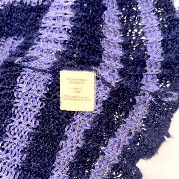 Free People Striped Knit Top in Purple and Lavender - Picture 8 of 8